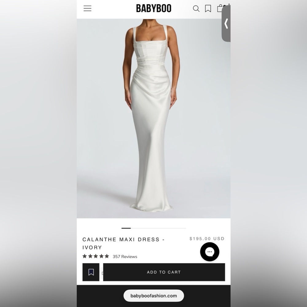 Babyboo Calanthe Maxi Dress - Ivory